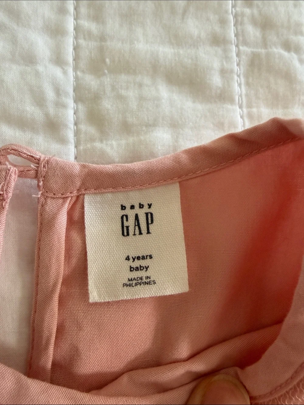 GAP Girls' Pink Tiered Tulle Dress with Ruffled Sleeves